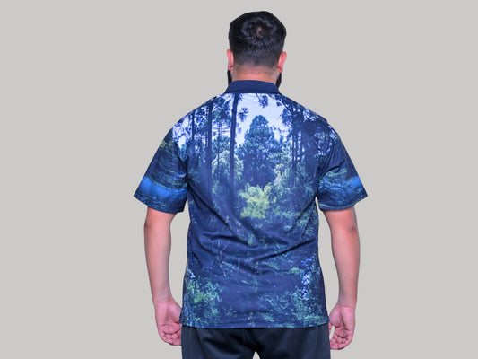 Pine Trees & Sky Polo Shirt